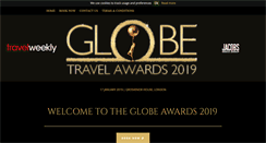 Desktop Screenshot of globetravelawards.co.uk